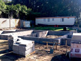 Sky Builders blockwork foundation