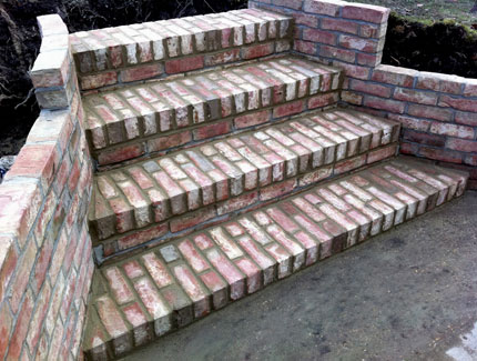 Sky Builders rustic style steps